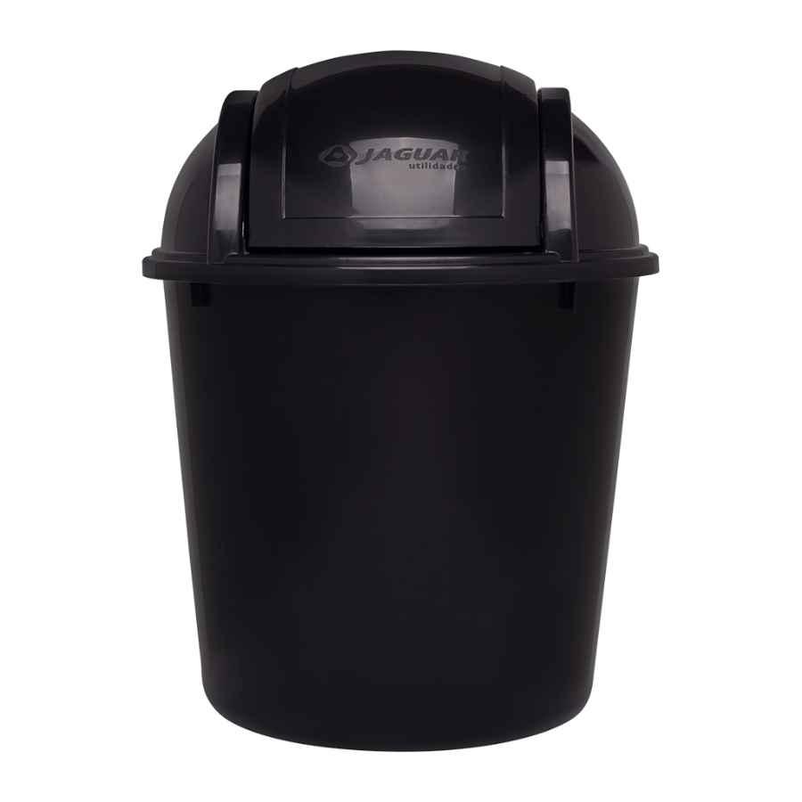 LIXEIRA BASCULANTE ECO NATURE 5,5 LITROS PRETA JAGUAR