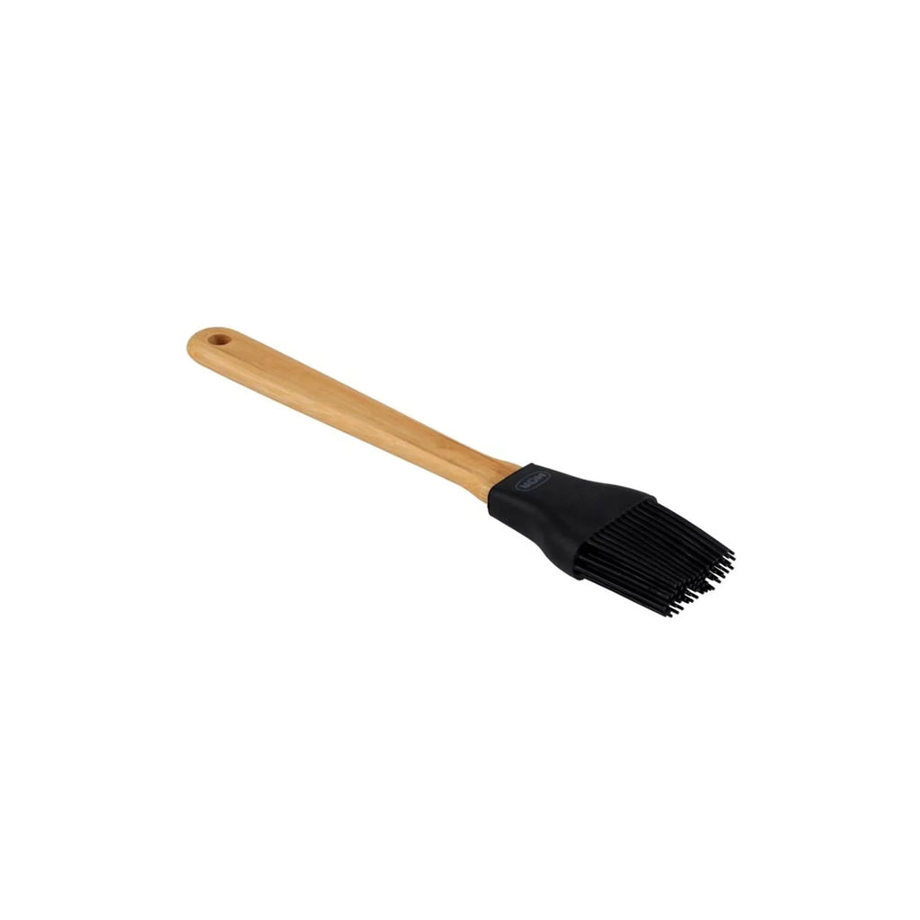 PINCEL DE SILICONE E BAMBU PRETO MOR
