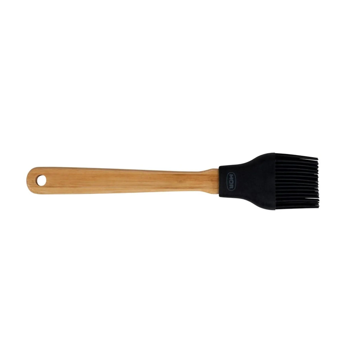 PINCEL DE SILICONE E BAMBU PRETO MOR