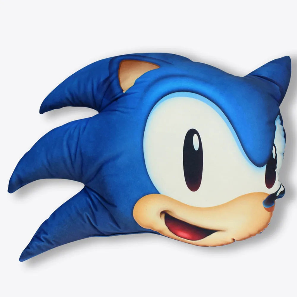 ALMOFADA FORMATO FIBRA SONIC SPEED CABECA ZONA CRIATIVA