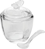 AÇUCAREIRO DE VIDRO COM COLHER BUTTERFLY 130 ML WOLFF