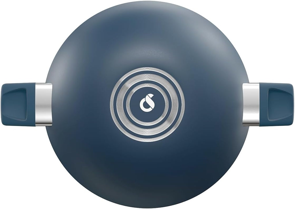 WOK INTENSE 32 CM COM ALÇA AZUL EURO