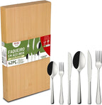 FAQUEIRO EM AÇO INOX ESTOJO DECOR BAMBU