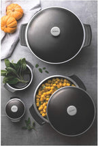 CAÇAROLA 24CM 3.7L LYON PRETO
