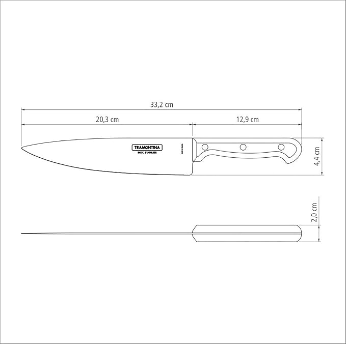 FACA CHEF TRAMONTINA ULTRACORTE 8