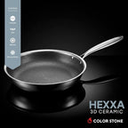 FRIGIDEIRA EURO HEXXA 3D CERAMIC 28 CM