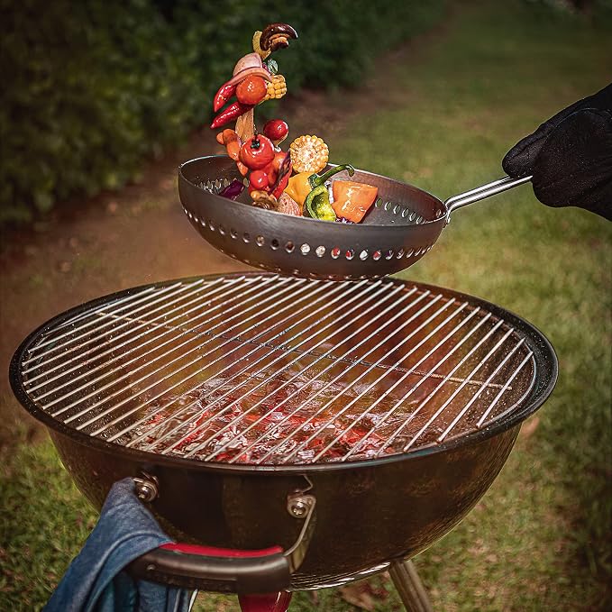 GRELHA WOK TRAMONTINA CHURRASCO 26 CM