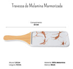 TRAVESSA MARMORIZADA 32 X 13 CM WECK