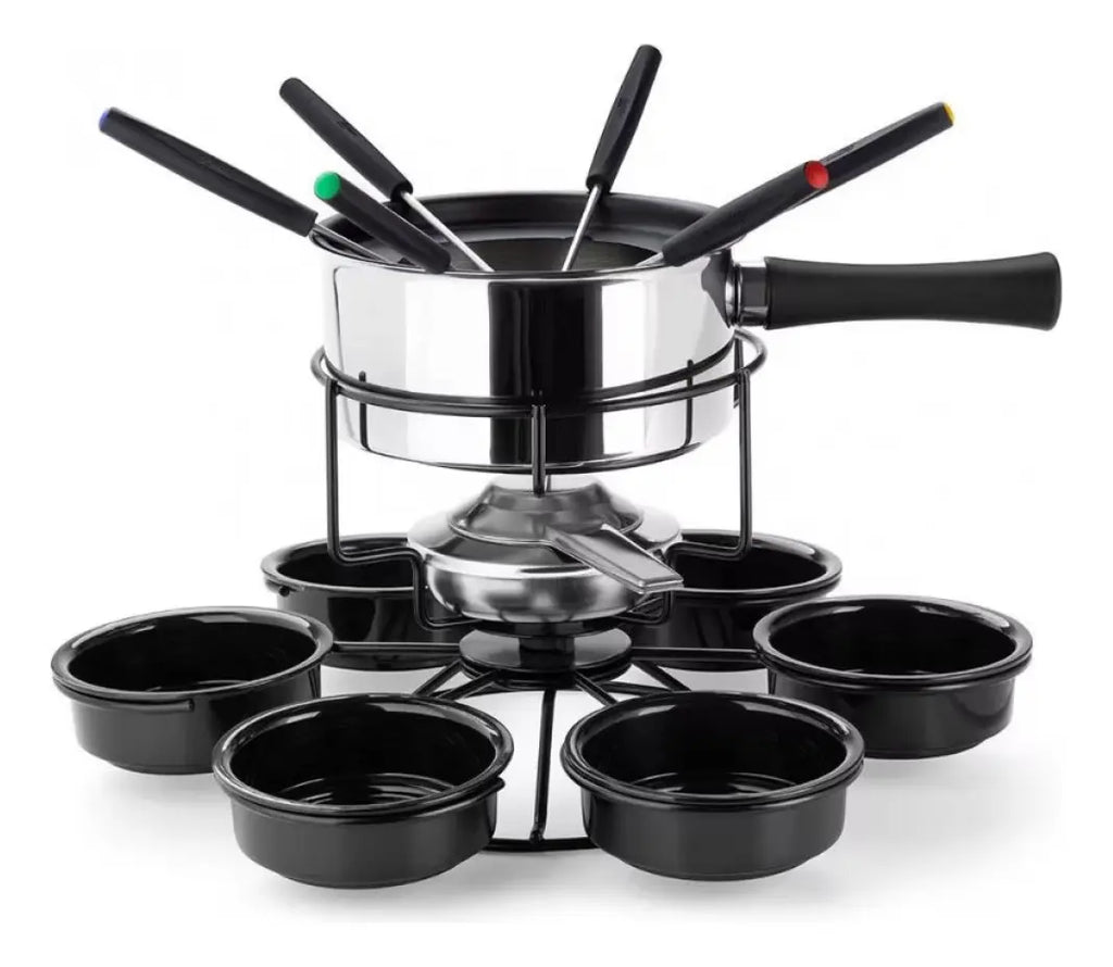 SERVIÇO PARA FONDUE CARROUSSEL MONT BLANC 17 PEÇAS FORMA