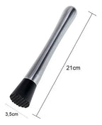 SOCADOR DE CAIPIRINHA/DRINKS EM AÇO INOX 21 CM WCK