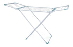 VARAL DE CHÃO EM AÇO COM ABAS LOVELY AZUL MOR