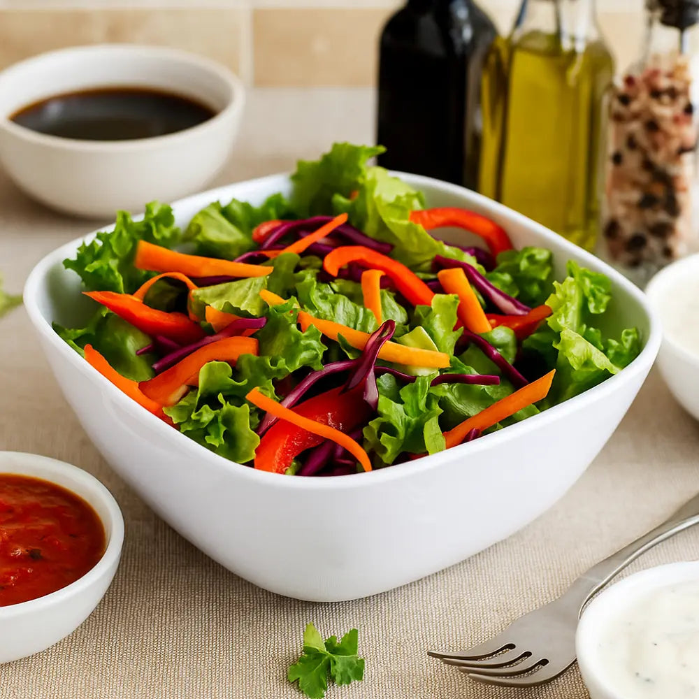 SALADEIRA QUADRADA WECK 18,4 X 5,8 CM