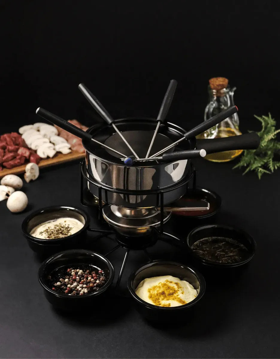 SERVIÇO PARA FONDUE CARROUSSEL MONT BLANC 17 PEÇAS FORMA