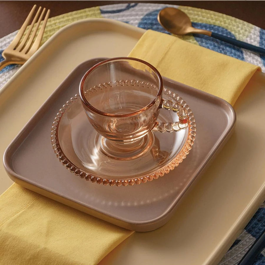 TRAVESSA DE PORCELANA NÓRDICA AMARELO MATTE WOLFF