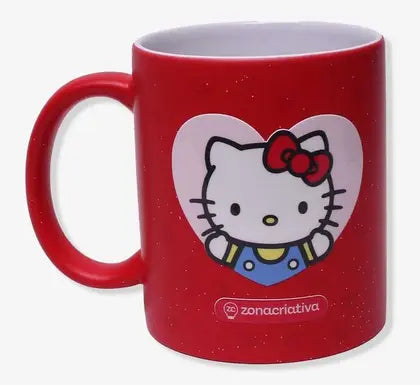 CANECA MAGIC HELLO KITTY VERMELHA ZONA CRIATIVA